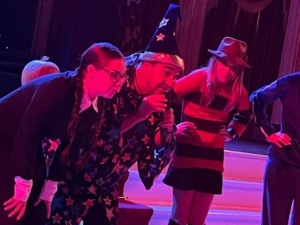 Adrian Catch hosting Halloween 2023 in the Blackpool Tower Ballroom.