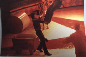 18 year old Adrian Catch stooging for the Rastelli Clowns at Blackpool Tower Circus 1982